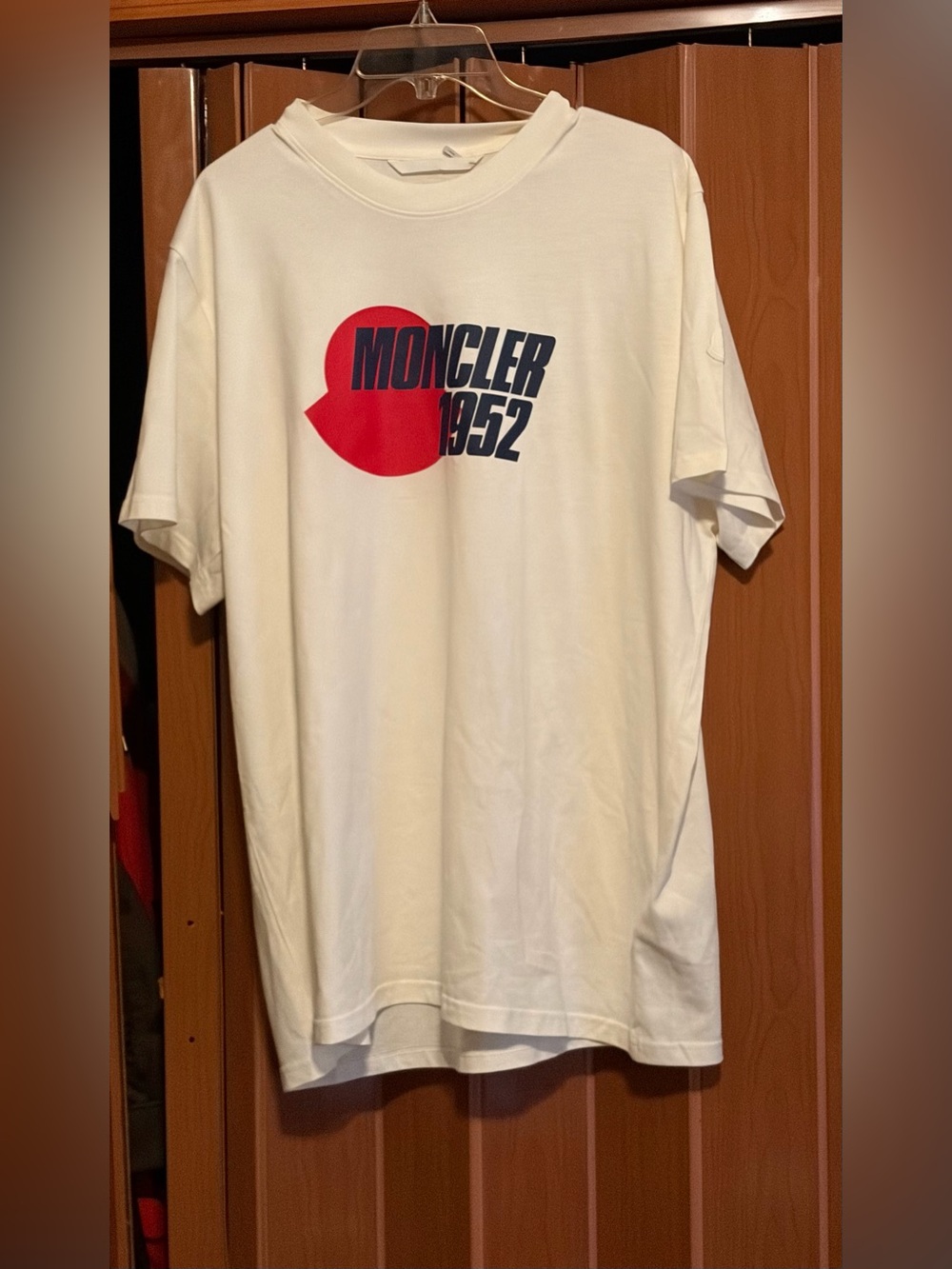 Moncler Genius 1952 Logo T-Shirt White Size XXL